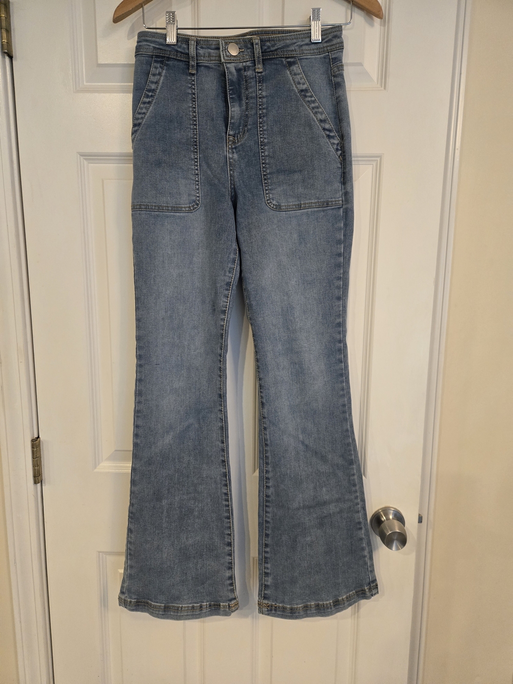 Knox Rose Light Blue Wide Leg Jeans